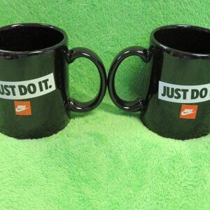 (2) Vintage NIKE Promotional  Coffee Mugs - NEW